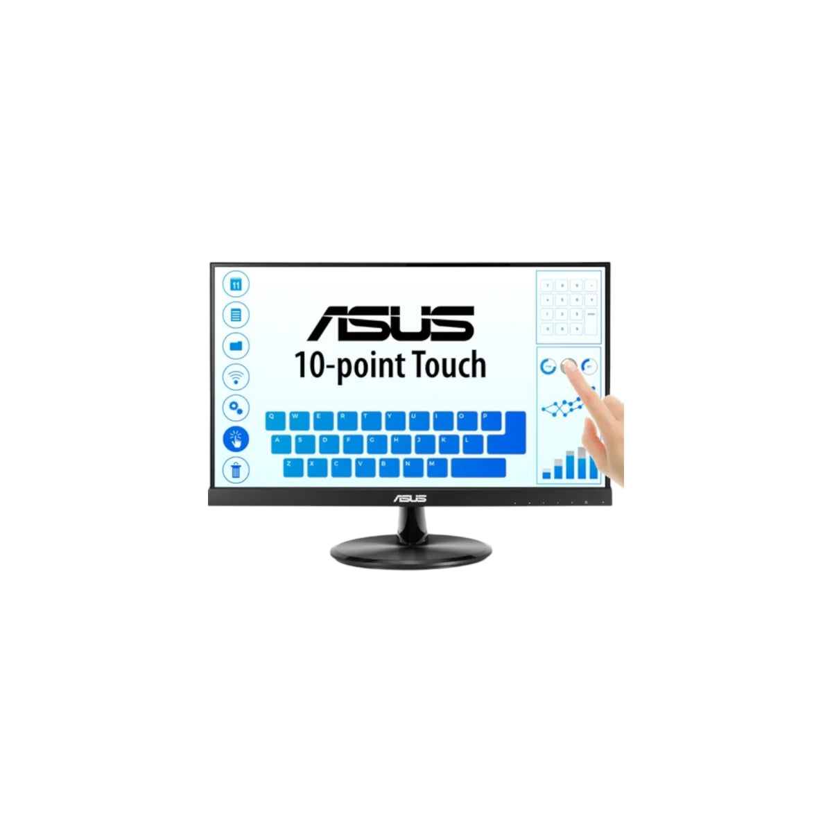 ASUS VT229H 21.5" Full HD 5ms Low Blue Light Flicker Free Touch Monitor (MA11540)