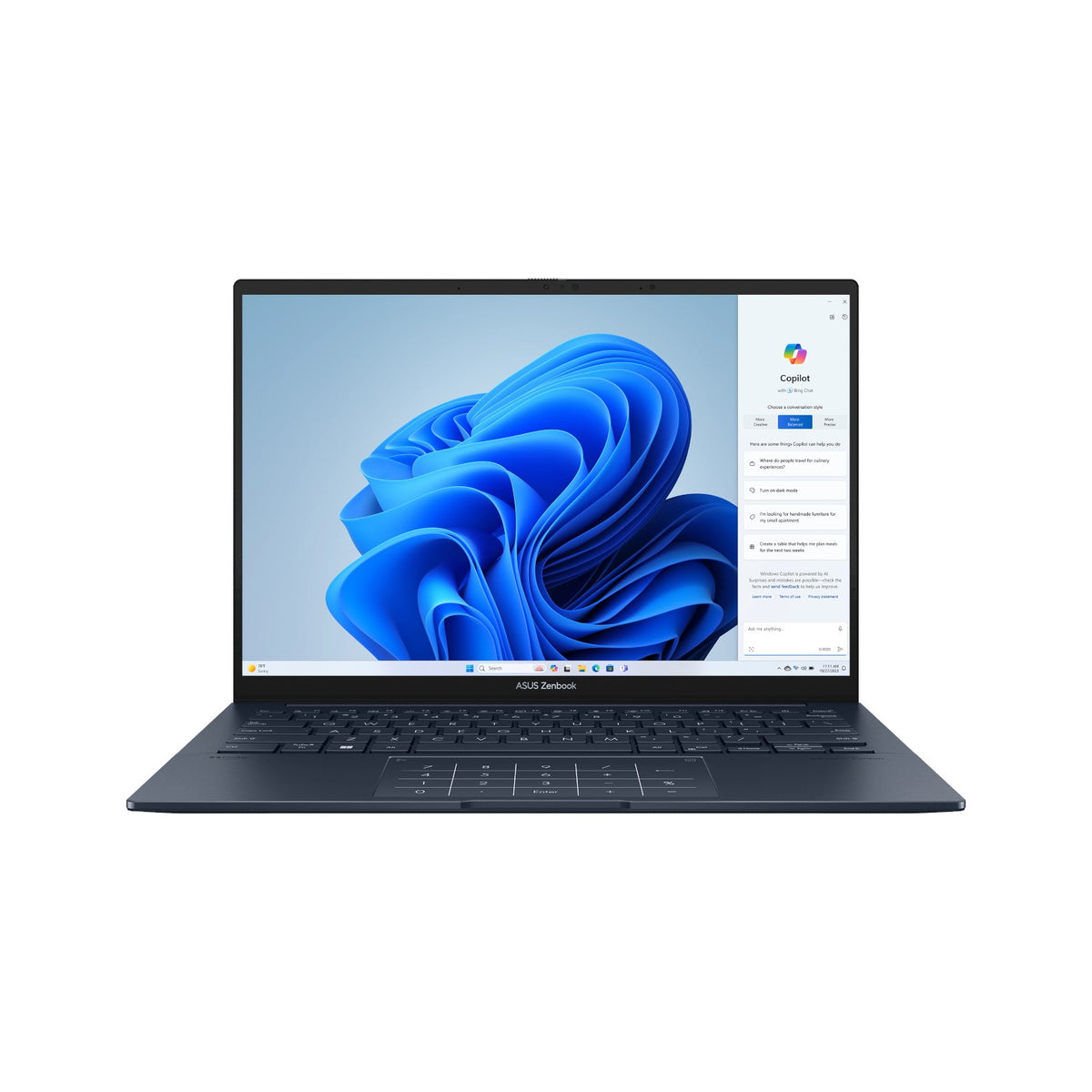 ASUS Zenbook 14 OLED UX3405CA Core Ultra 5 225H 14" WUXGA Touch Laptop Ponder Blue (LA1252)