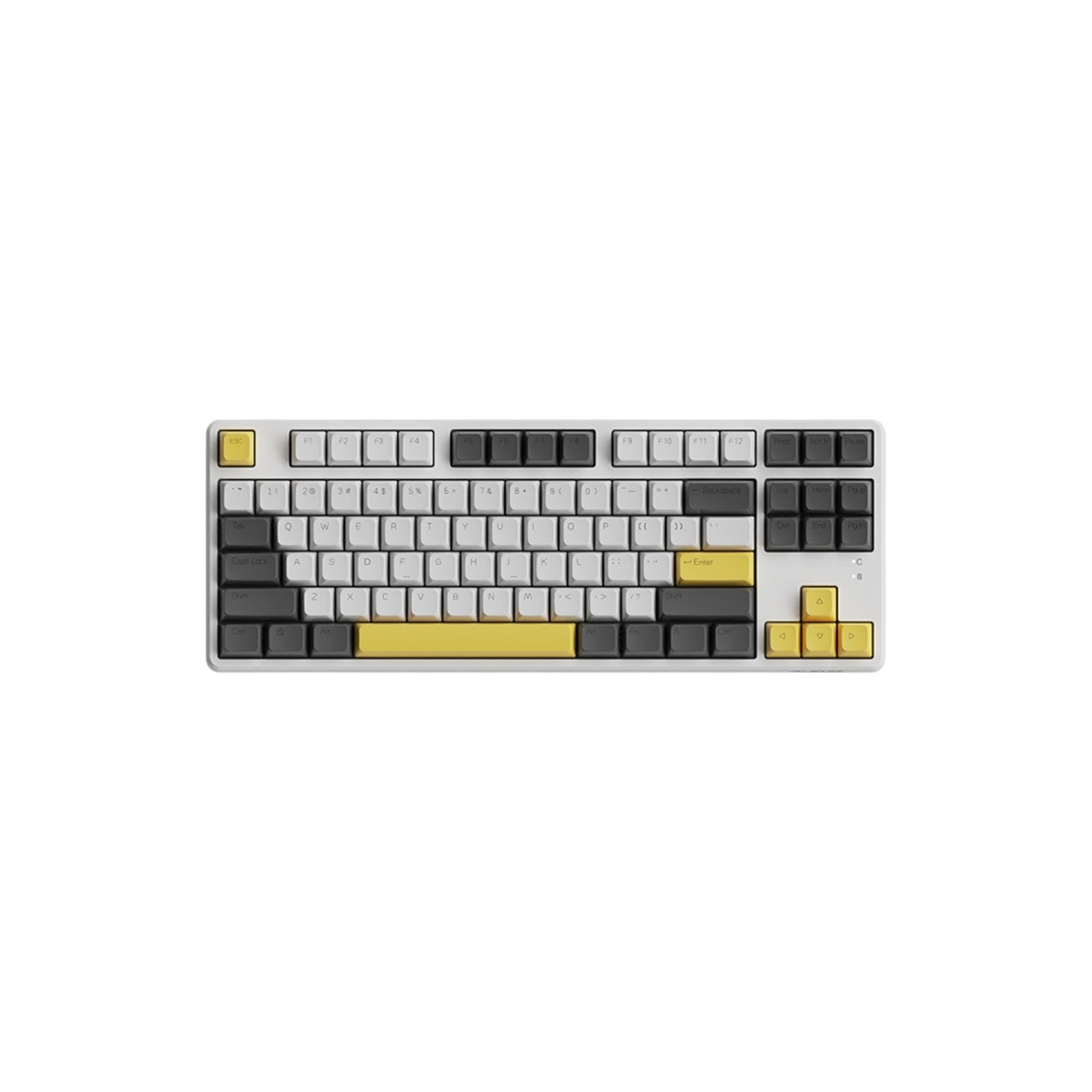 Ajazz AK873 Tri-Mode RGB Mechanical Keyboard Green Switch