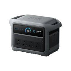 Anker SOLIX C1000 Gen 2 2000W portable power station with digital display and multiple power output ports.