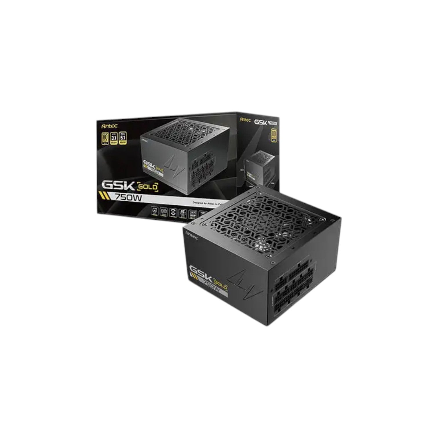 Antec GSK ATX3.1 750W 80 Plus Gold Full Modular Power Supply (PSA7211)