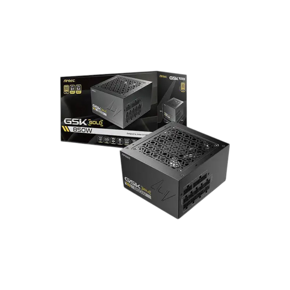 Antec GSK ATX3.1 850W 80 Plus Gold Full Modular Power Supply (PSA7210)