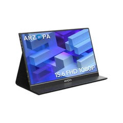 Arzopa S1 Table 15.6-inch FHD IPS ultra-slim portable monitor display with built-in kickstand.