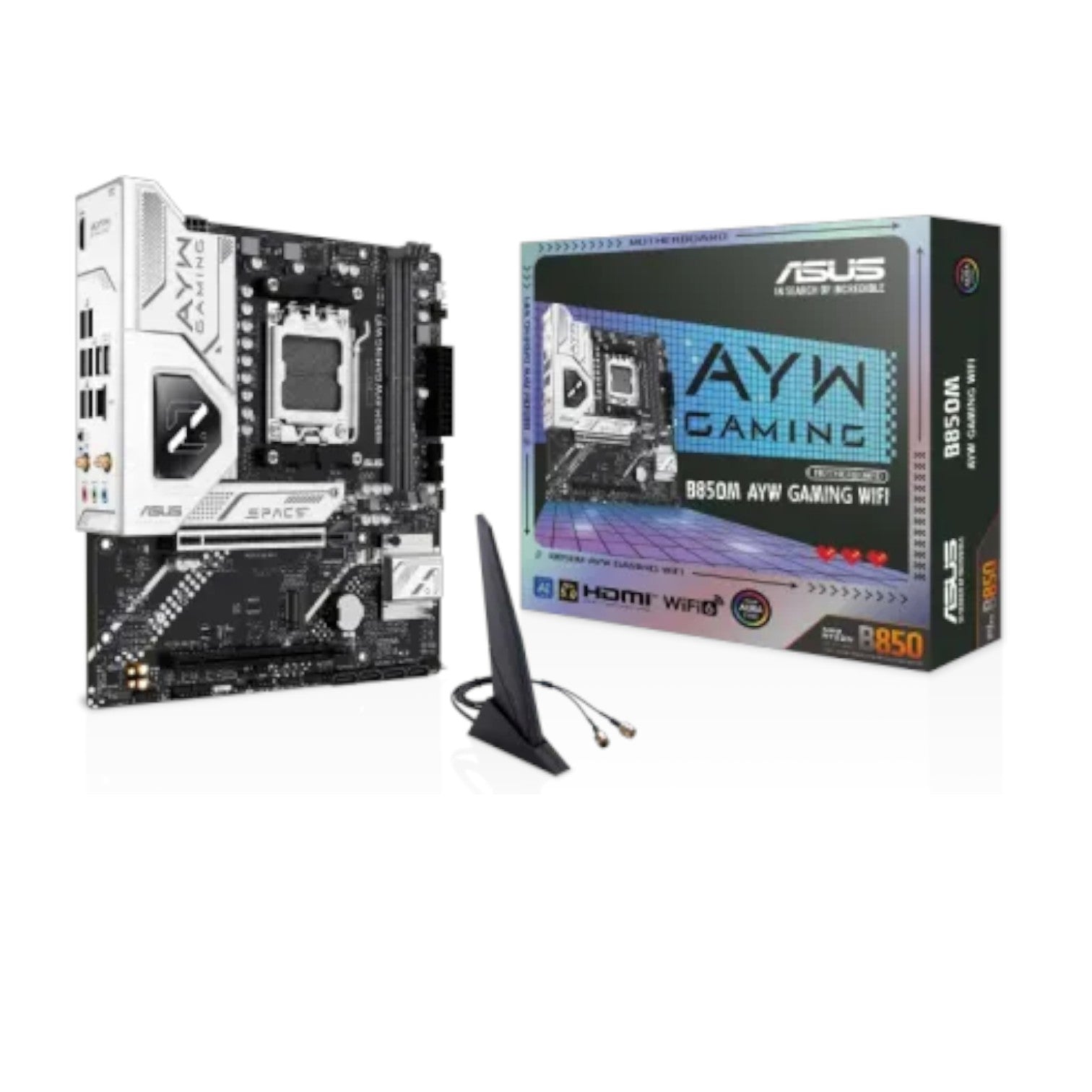 Asus B850M AYW GAMING WIFI AM5 m-ATX Motherboard (AAMD6020)