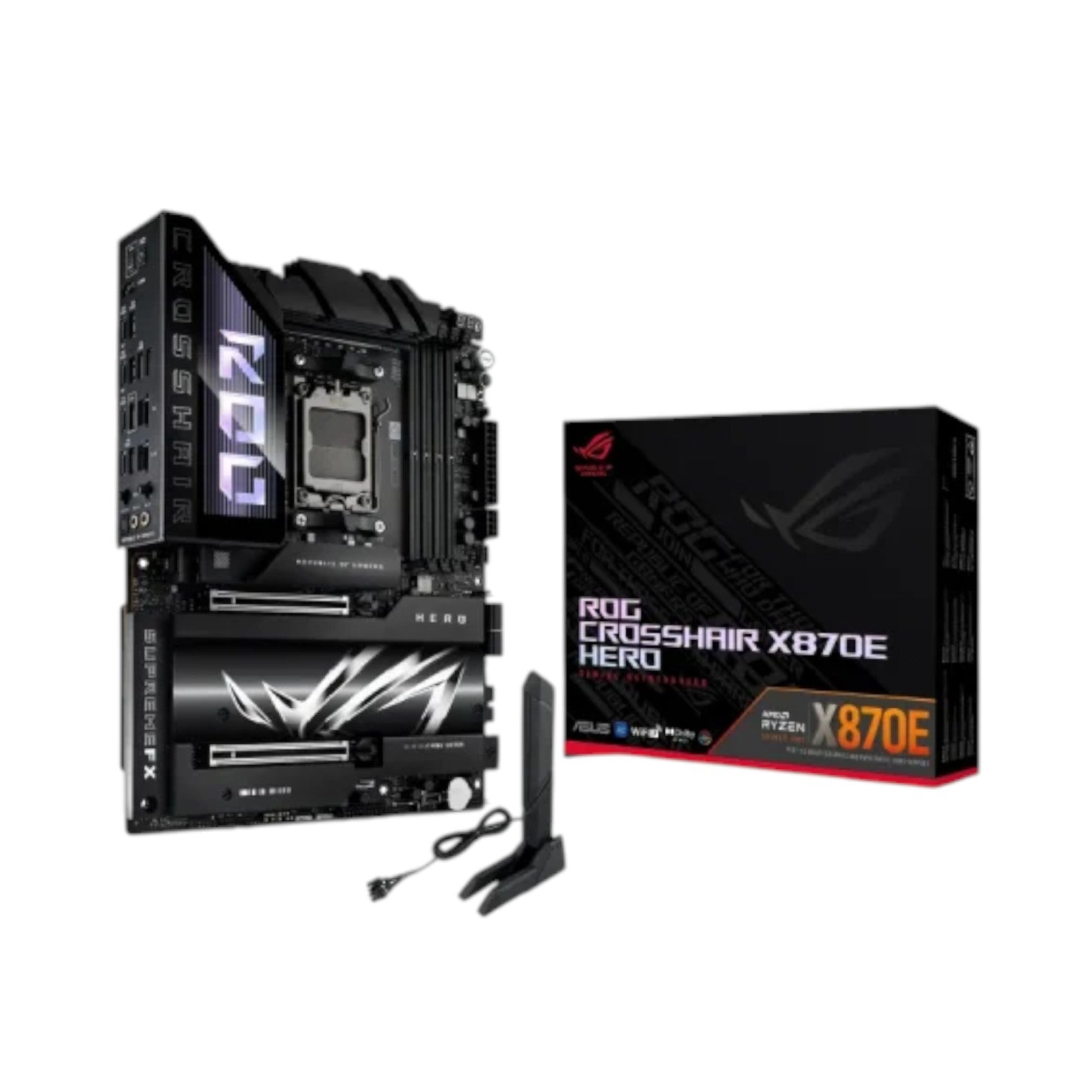 Asus ROG CROSSHAIR X870E HERO AMD AM5 ATX Motherboard (AAMD6001)