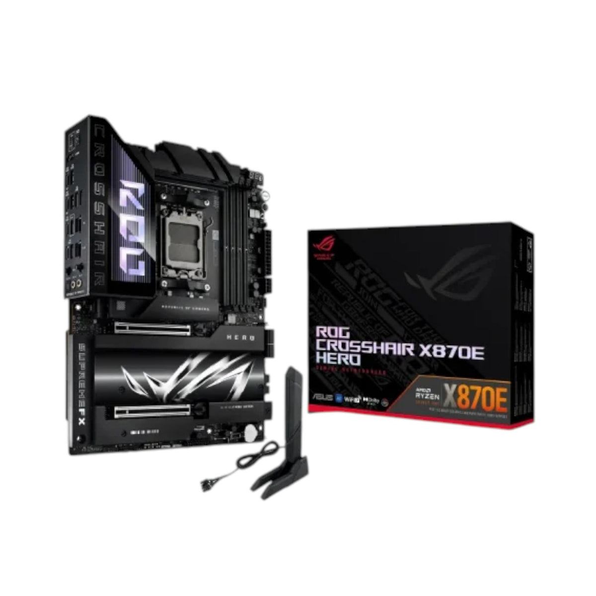 Asus ROG CROSSHAIR X870E HERO AMD AM5 ATX Motherboard (AAMD6001)
