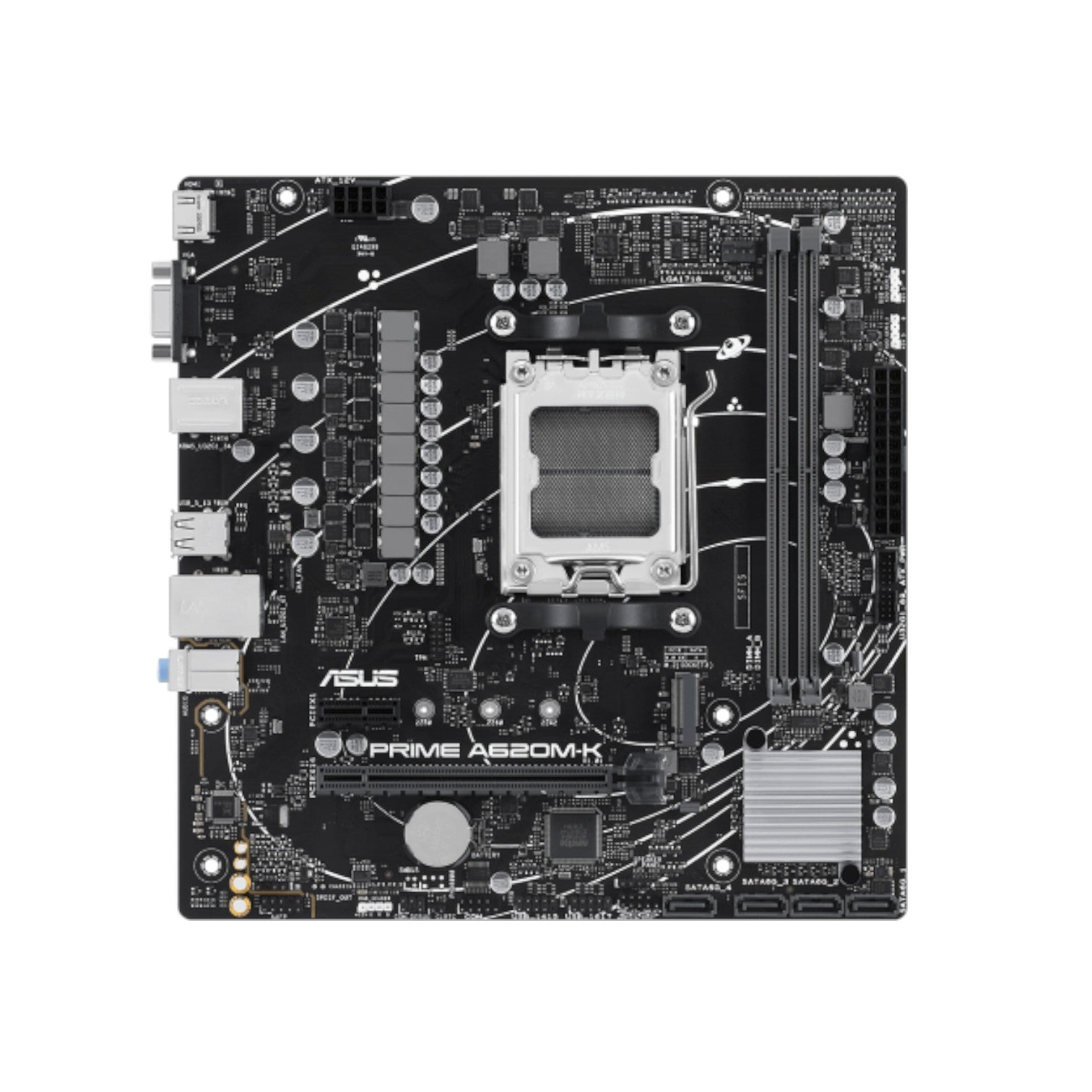 Asus PRIME A620M-K-CSM AM5 mATX Motherboard (AAMD6033)