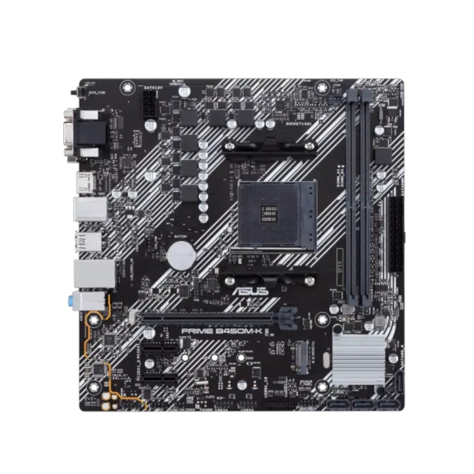 Asus PRIME B450M-K II DDR4 AMD AM4 micro ATX Motherboard (AAMD6031)