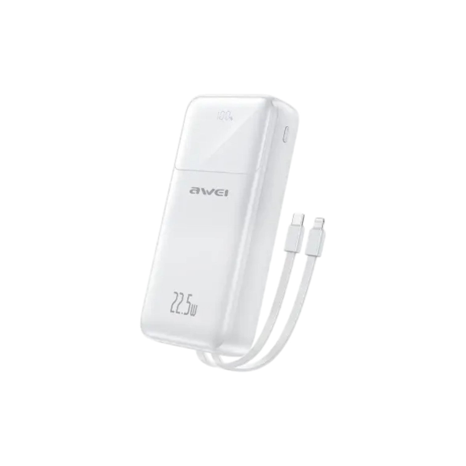 Awei P107K 20000mah 22.5W Fast Charging Digital Display Power Bank (PBA8006)