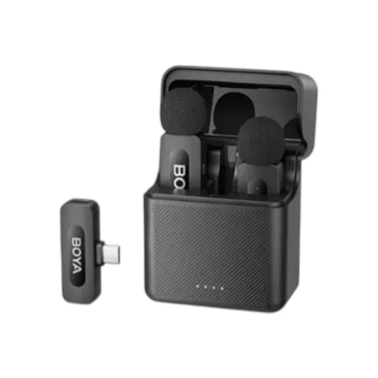 BOYA BY-V30 2.4 GHz Dual-Channel Wireless Microphone System (MPHB17416)
