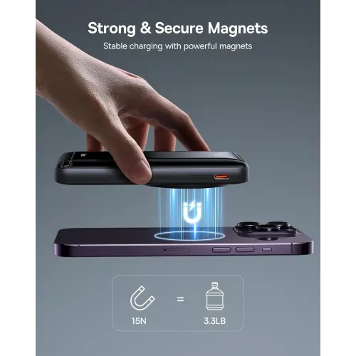 Baseus PPCXZ10 20W 10000mAh Magnetic Wireless Fast Charging Power Bank (PBB7425)