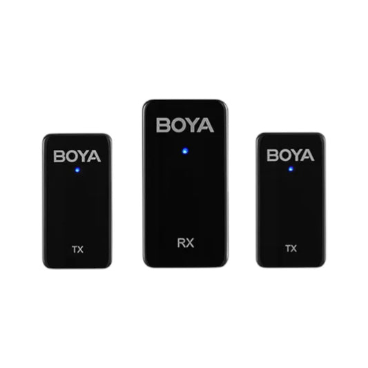 Boya BY-Wmic5-M2 Ultracompact 2.4GHz Dual-Channel Wireless Microphone System (MPHB17408)
