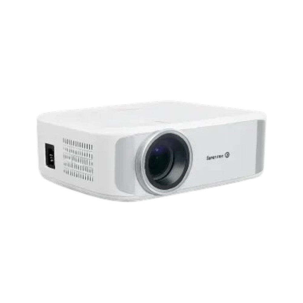 Cheerlux C55 4000 Lumens Wi-Fi LED multimedia projector in white.
