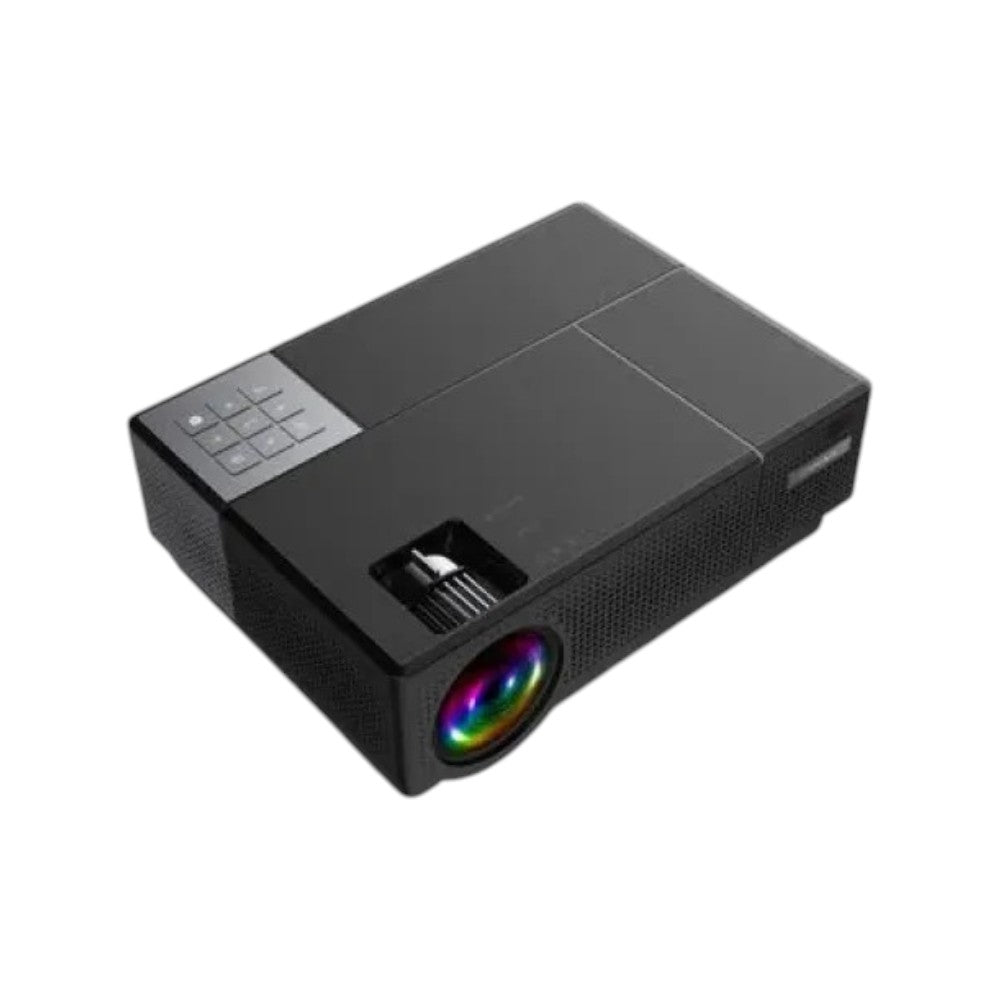 Cheerlux CL770 4000 Lumens Android Full HD multimedia projector in black.