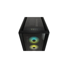 Corsair iCUE 5000X RGB Tempered Glass Mid-Tower ATX PC Smart Case Black
