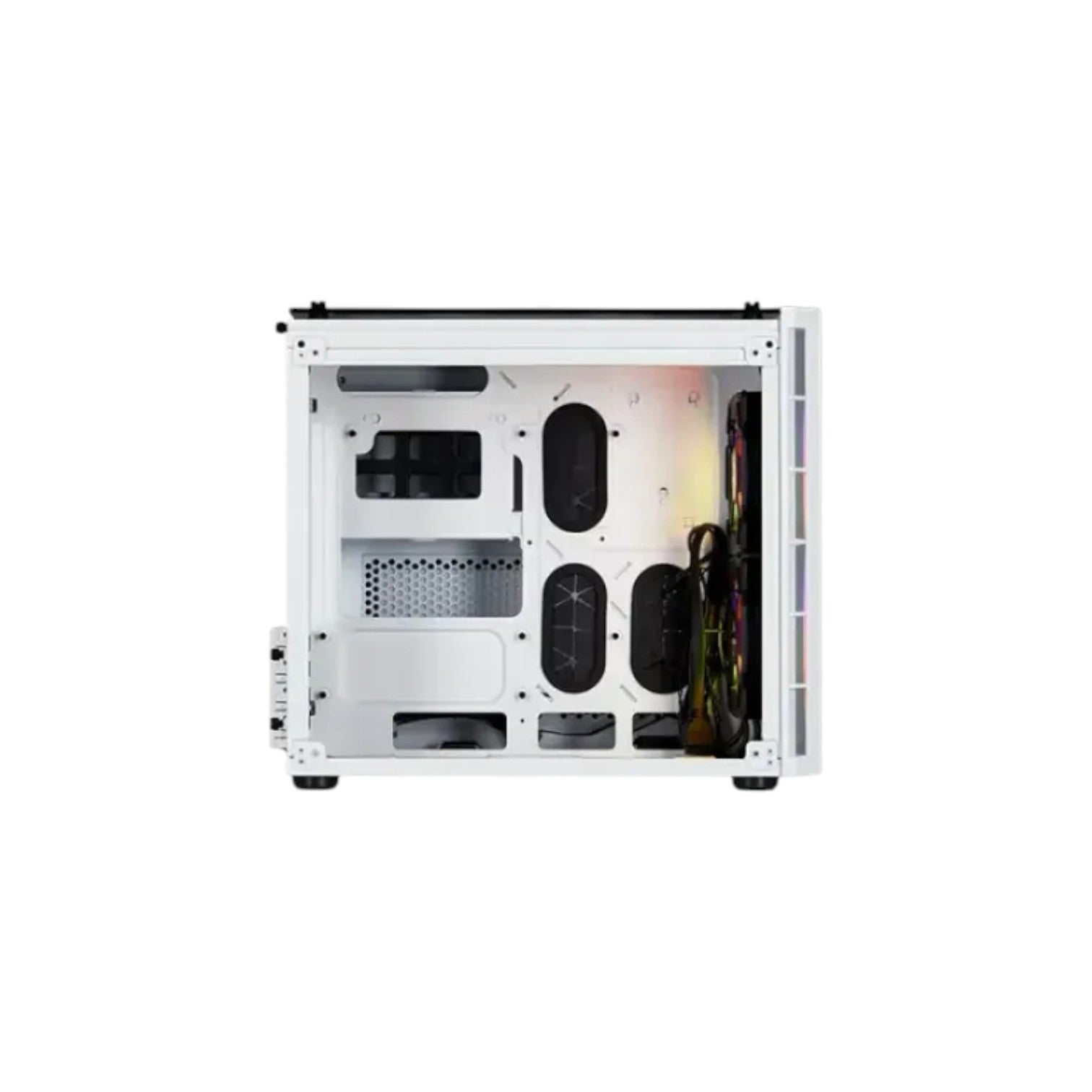 Corsair Crystal Series 280X RGB Tempered Glass Micro ATX Casing White (PCCC9215)