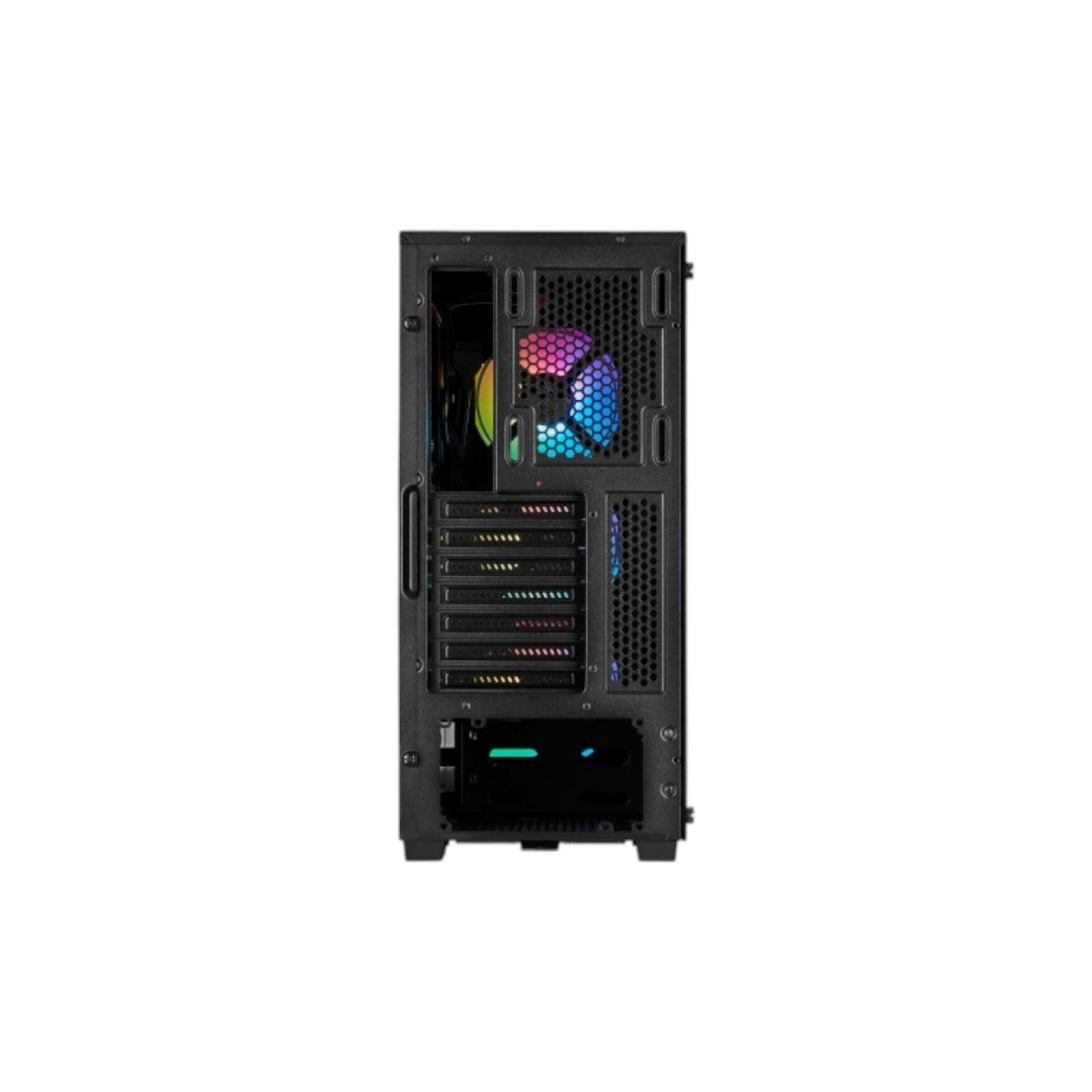Corsair iCUE 220T RGB Tempered Glass Mid-Tower Smart Case -Black (PCCC9224)