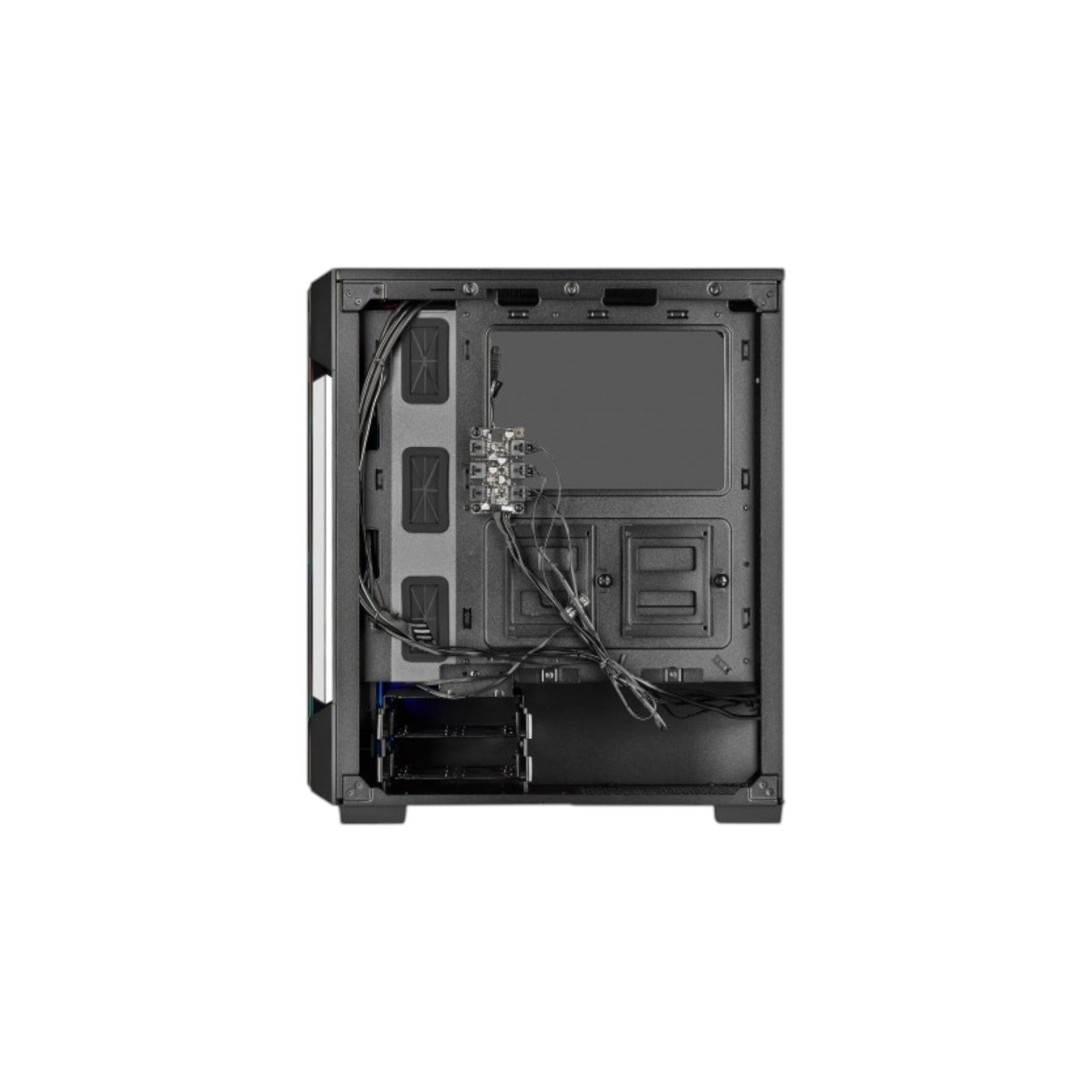 Corsair iCUE 220T RGB Tempered Glass Mid-Tower Smart Case -Black (PCCC9224)