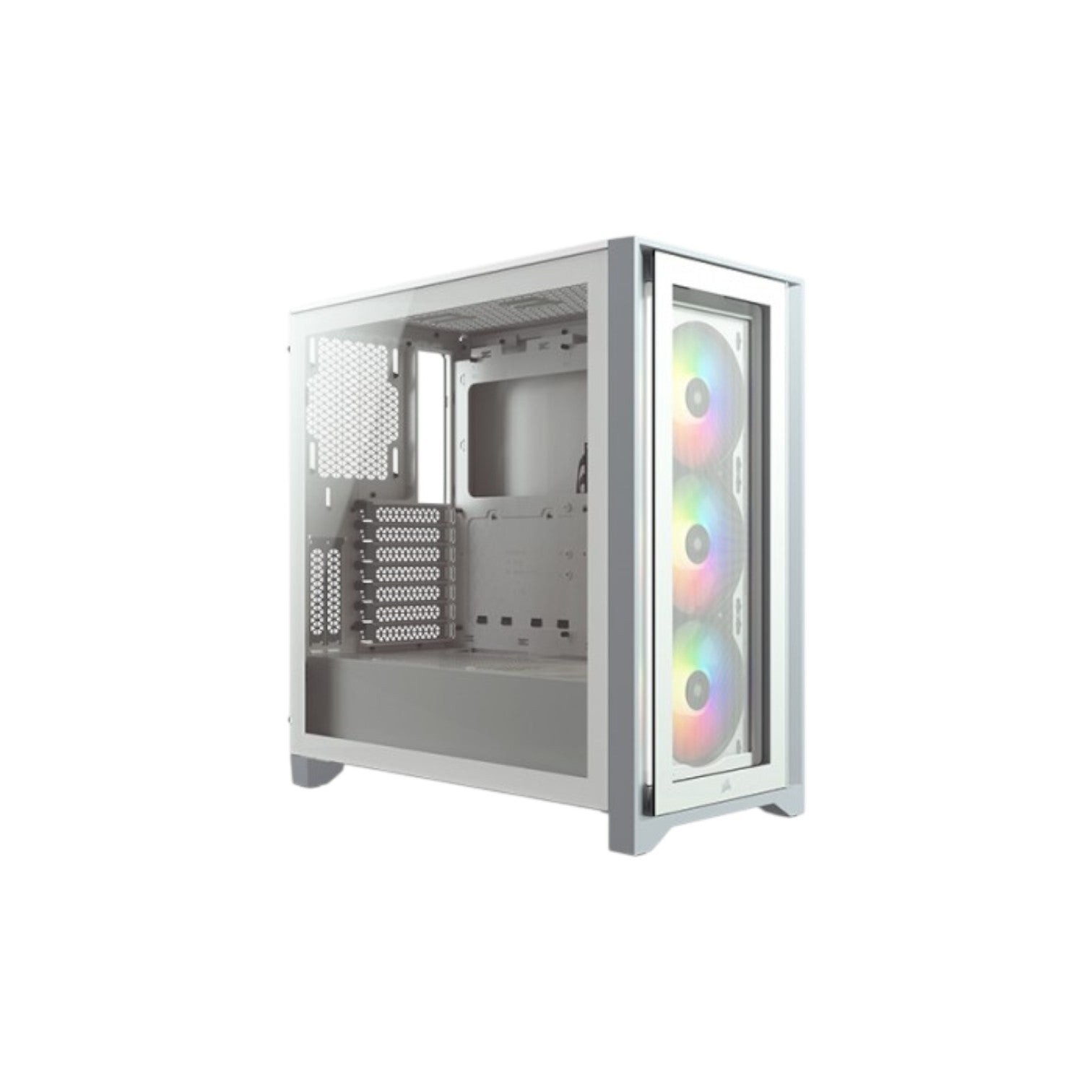 Corsair iCUE 4000X RGB Tempered Glass Mid-Tower ATX Casing (PCCC9216)