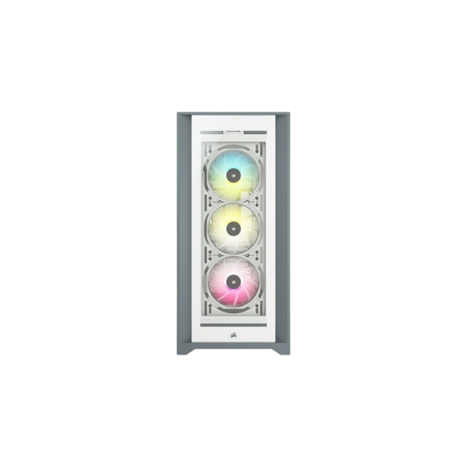 Corsair iCUE 5000X RGB Tempered Glass Mid-Tower ATX PC Smart Case - White (PCCC9211)