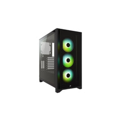 Corsair iCUE 4000X RGB Tempered Glass Mid-Tower ATX Casing