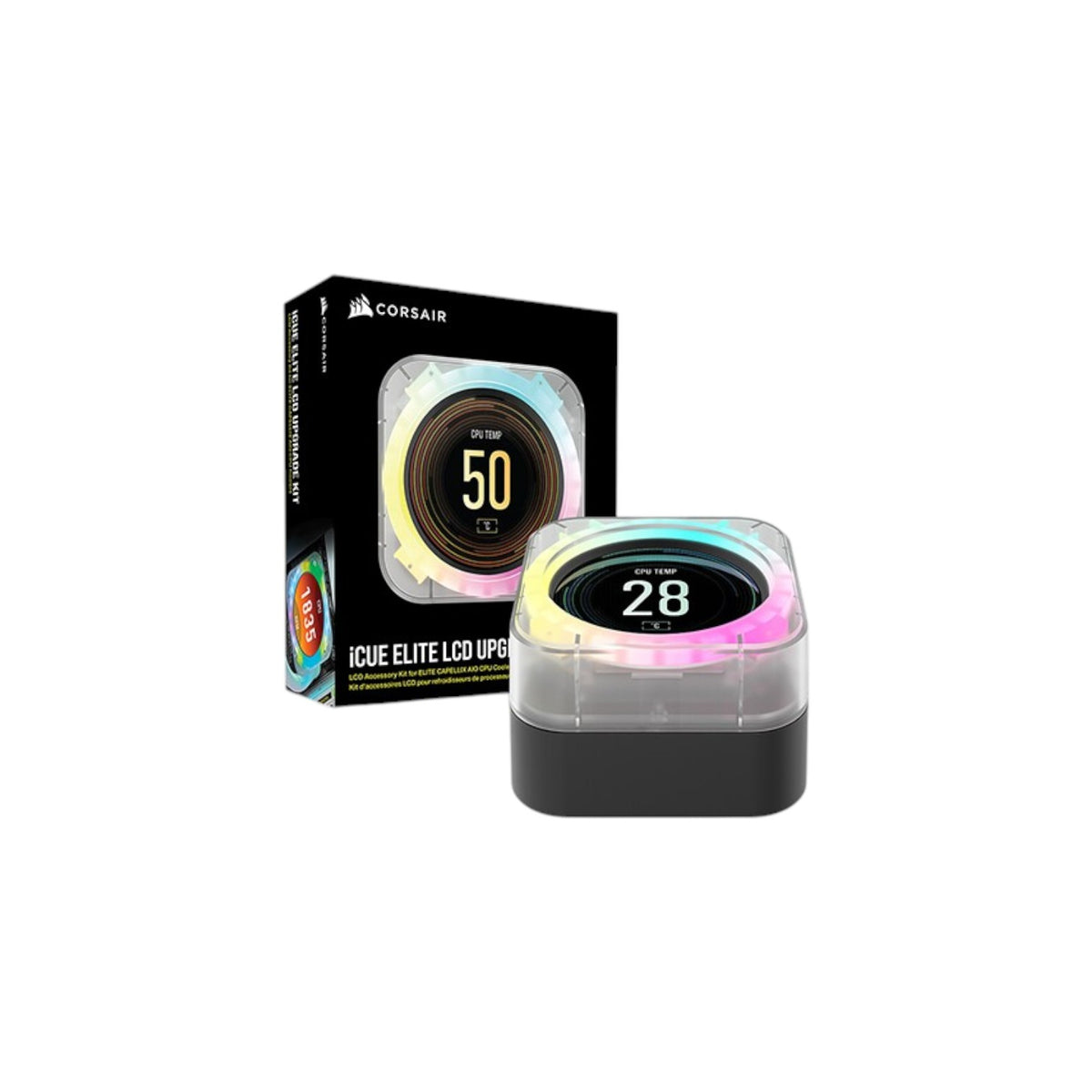 Corsair iCUE ELITE CPU Cooler LCD Display Ice Upgrade Kit (CPUC17001)