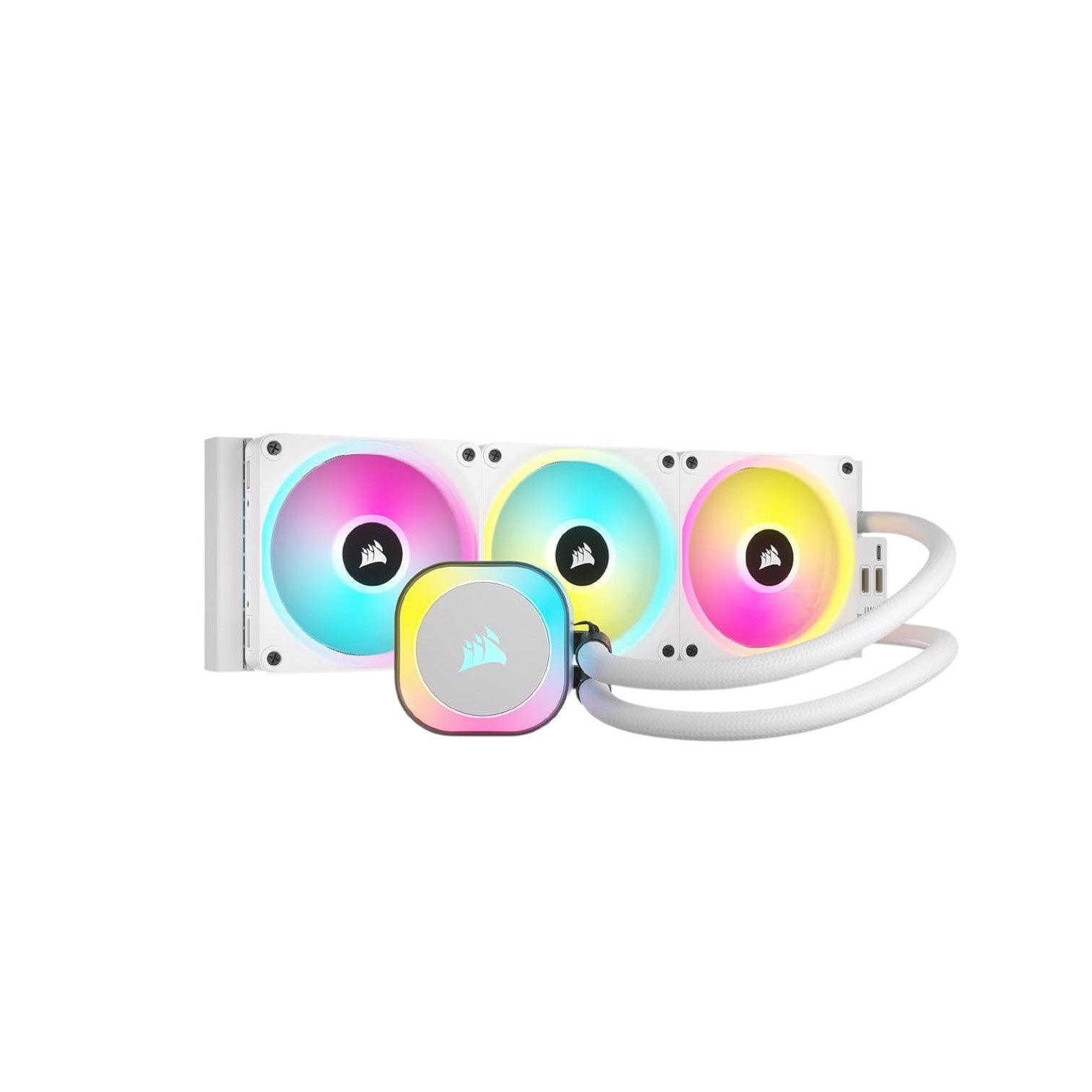 Corsair iCUE LINK H150i 360MM RGB AIO Liquid CPU Cooler White (CPUC17007)