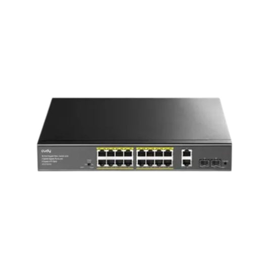 Cudy GS1018PS2 16-Port Gigabit PoE Switch with 2 GbE and 2 SFP Port