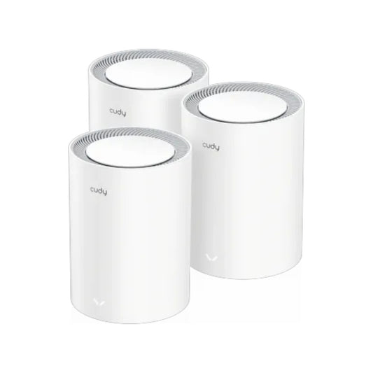 Cudy M3000 AX3000 2.5G Dual Band Wi-Fi 6 Mesh Router (3 Pack)
