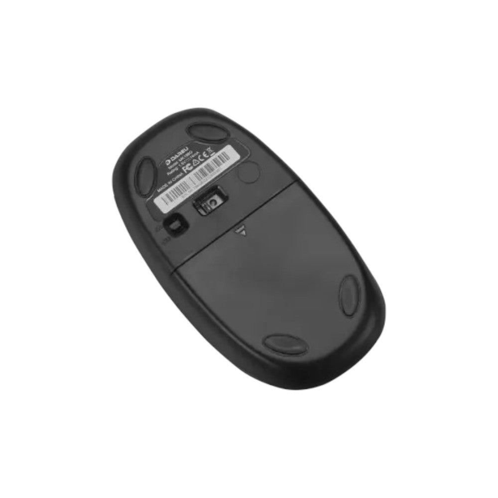 Dareu MK198G 2.4G wireless keyboard and mouse combo in black.