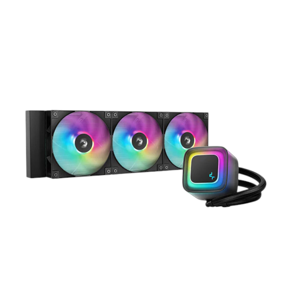 DeepCool LE360 V2 360mm ARGB All-in-One Liquid CPU Cooler Black (CPUDP17225)