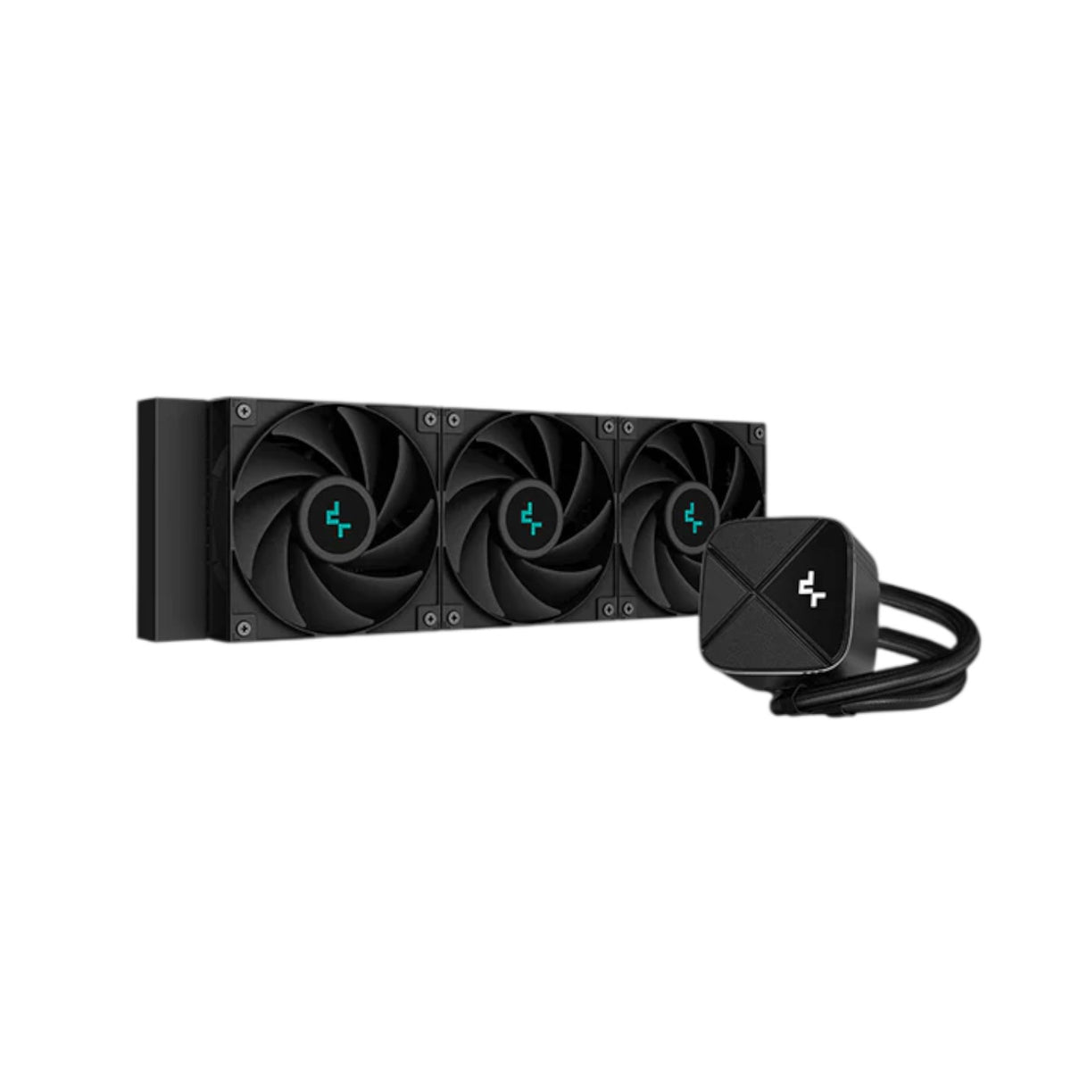 DeepCool LS720S ZERO DARK 360mm Liquid CPU Cooler (CPUDP17210)
