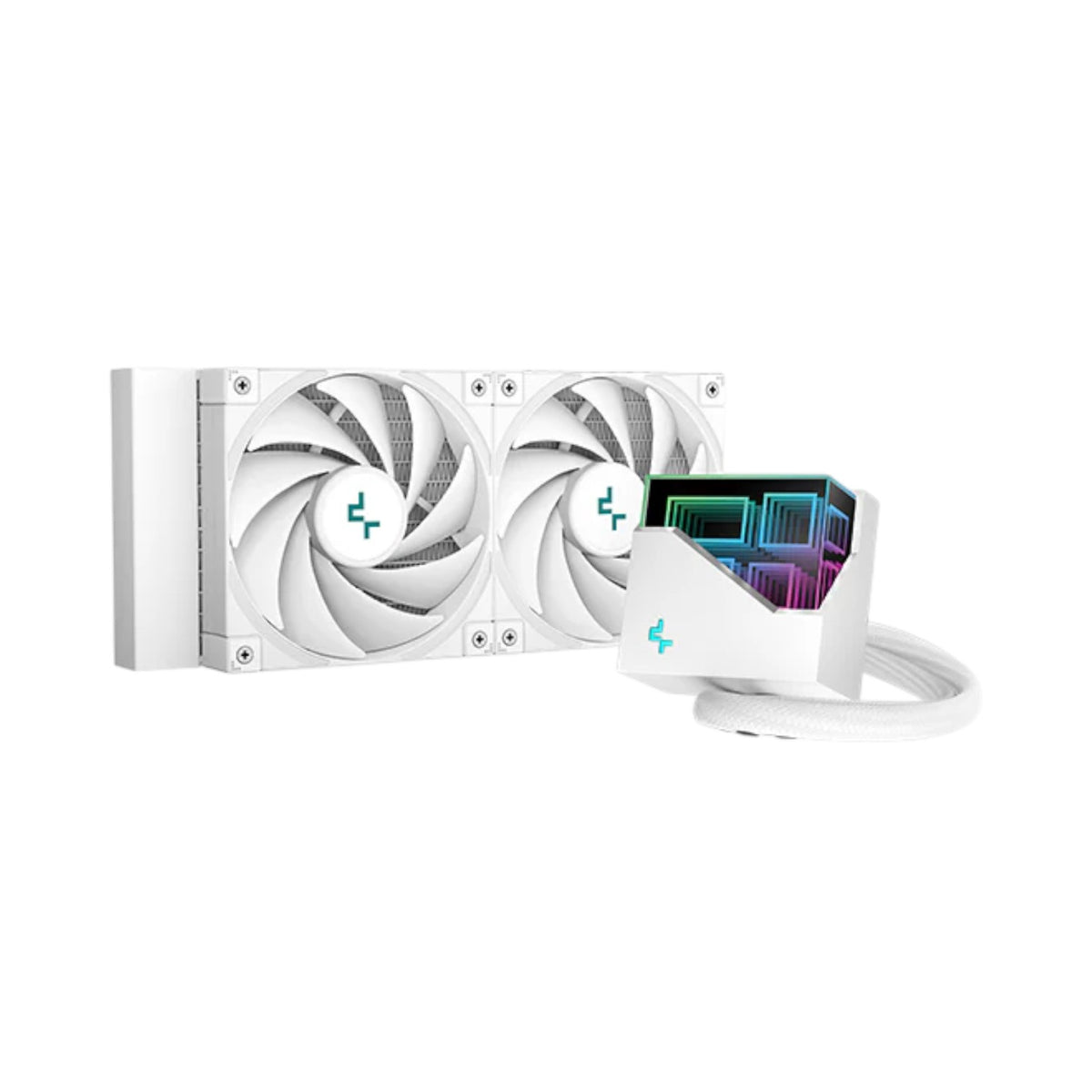 DeepCool LT520 WH 240mm RGB High-Performance Liquid CPU Cooler (CPUDP17204)