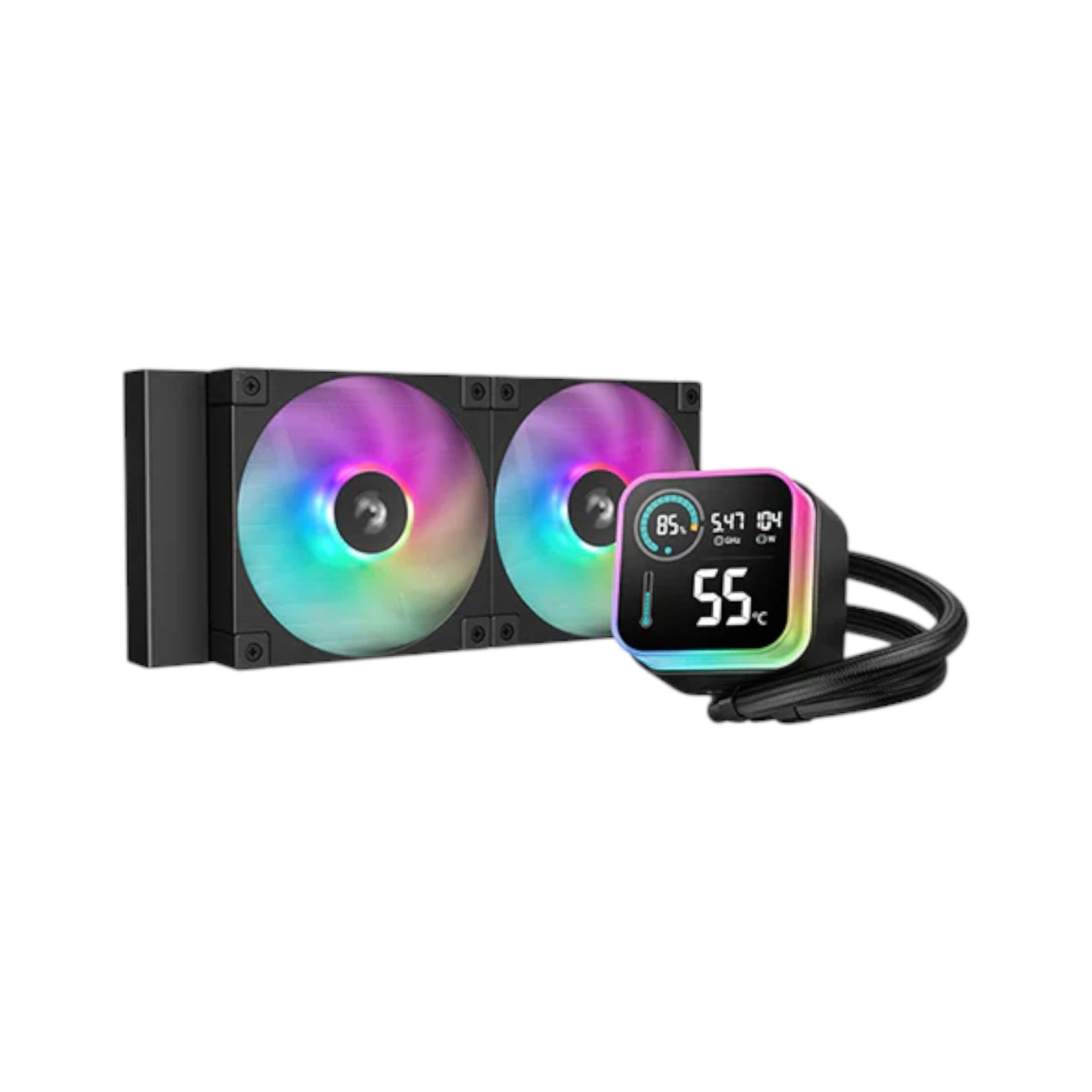 Deepcool LQ240 ULTRA ARGB 240mm Liquid CPU Cooler With Display (CPUDP17219)