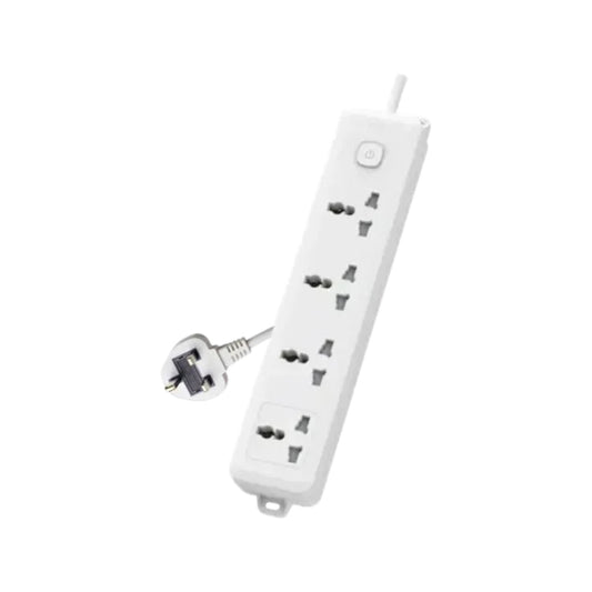 Deli CT703ES 3 Pin 4 Port 3 Meter Power Strip With Surge Protection