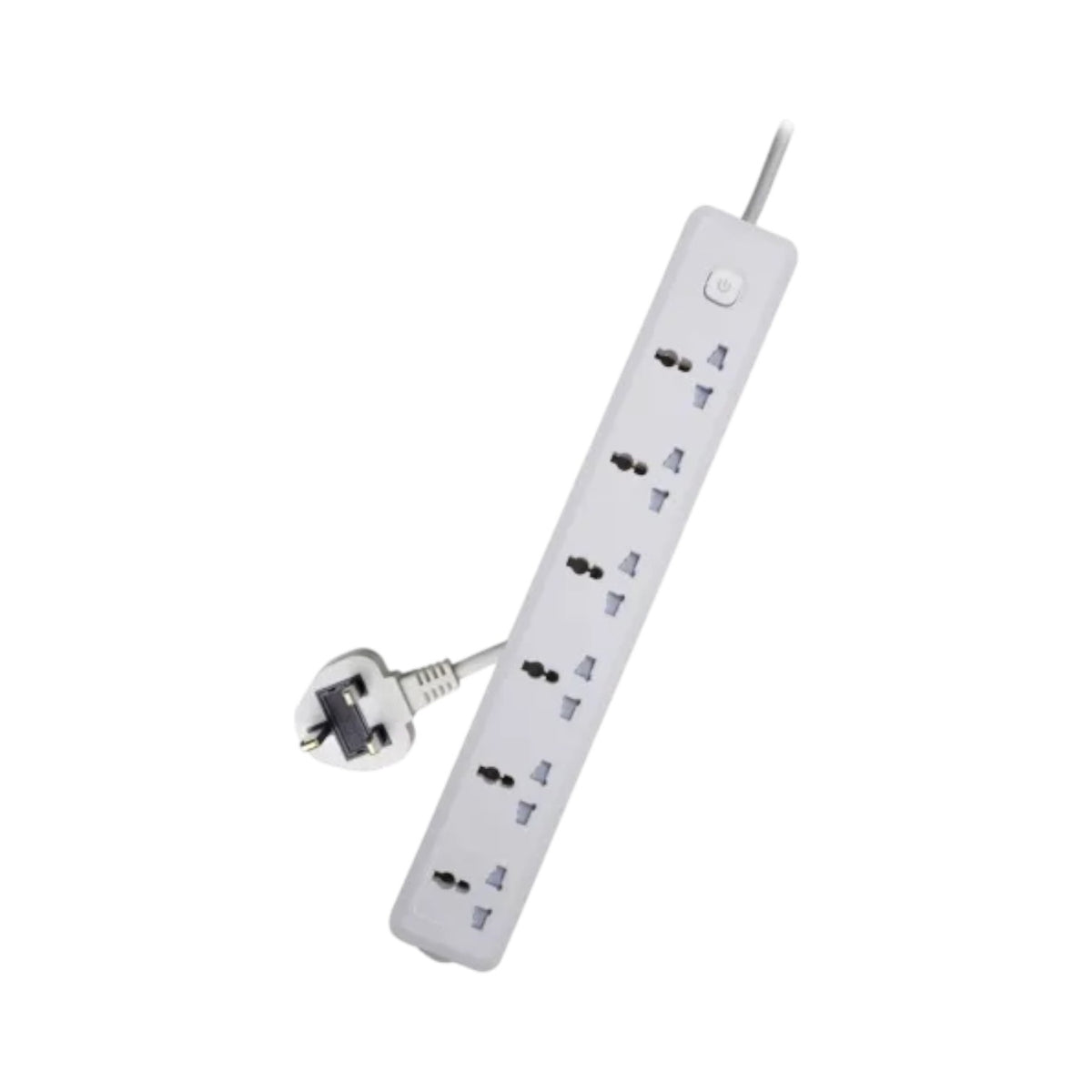 Deli CT705ES 3 Pin 6 Port 3 Meter Power Strip With Surge Protection (MPSD8204)