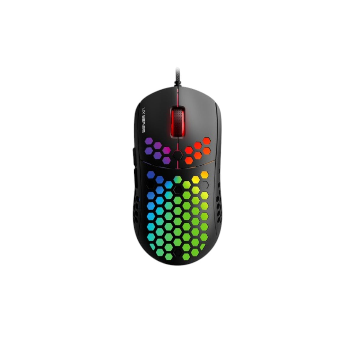 Fantech Hive UX2 6 Buttons 7 Mode USB RGB Gaming Mouse Black (MFT1914)