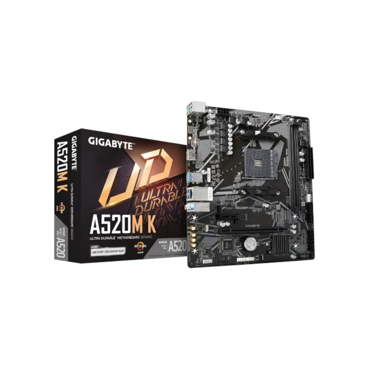 GIGABYTE A520M K AM4 Micro ATX Motherboard (MGBAMD5634)