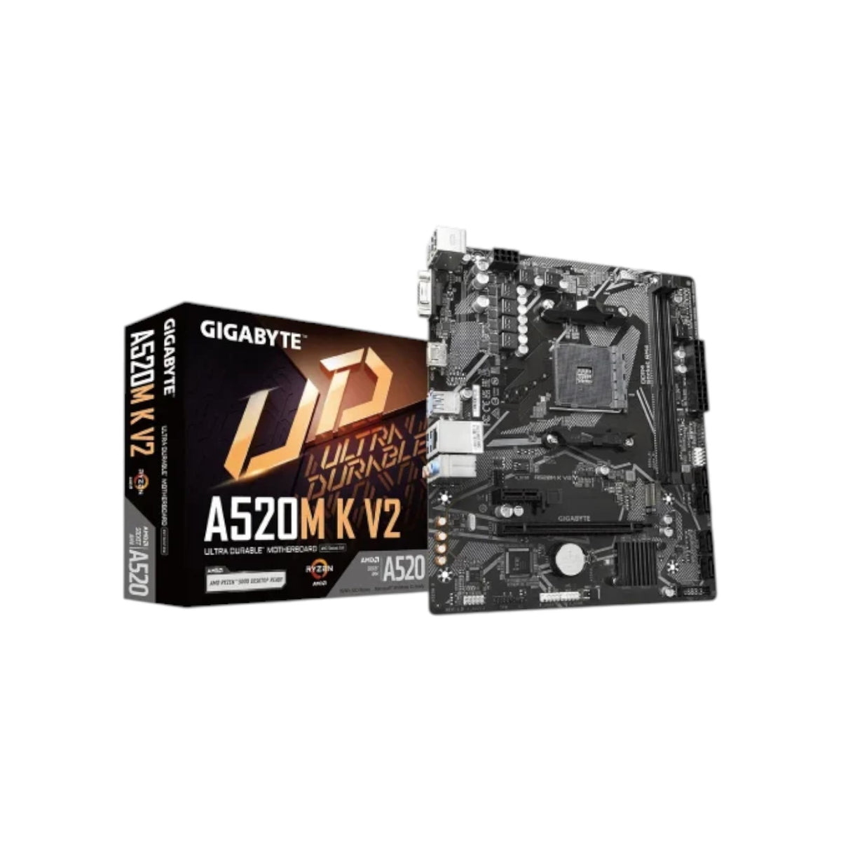 GIGABYTE A520M K V2 AM4 Micro ATX Motherboard (MGBAMD5635)