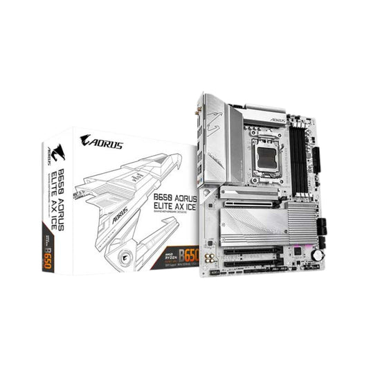 GIGABYTE B650 AORUS ELITE AX ICE DDR5 AM5 ATX Motherboard