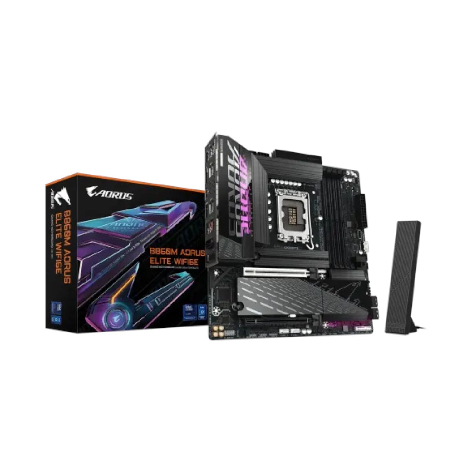GIGABYTE B860M AORUS ELITE WIFI6E LGA1851 Micro ATX Motherboard (MGBI5411)