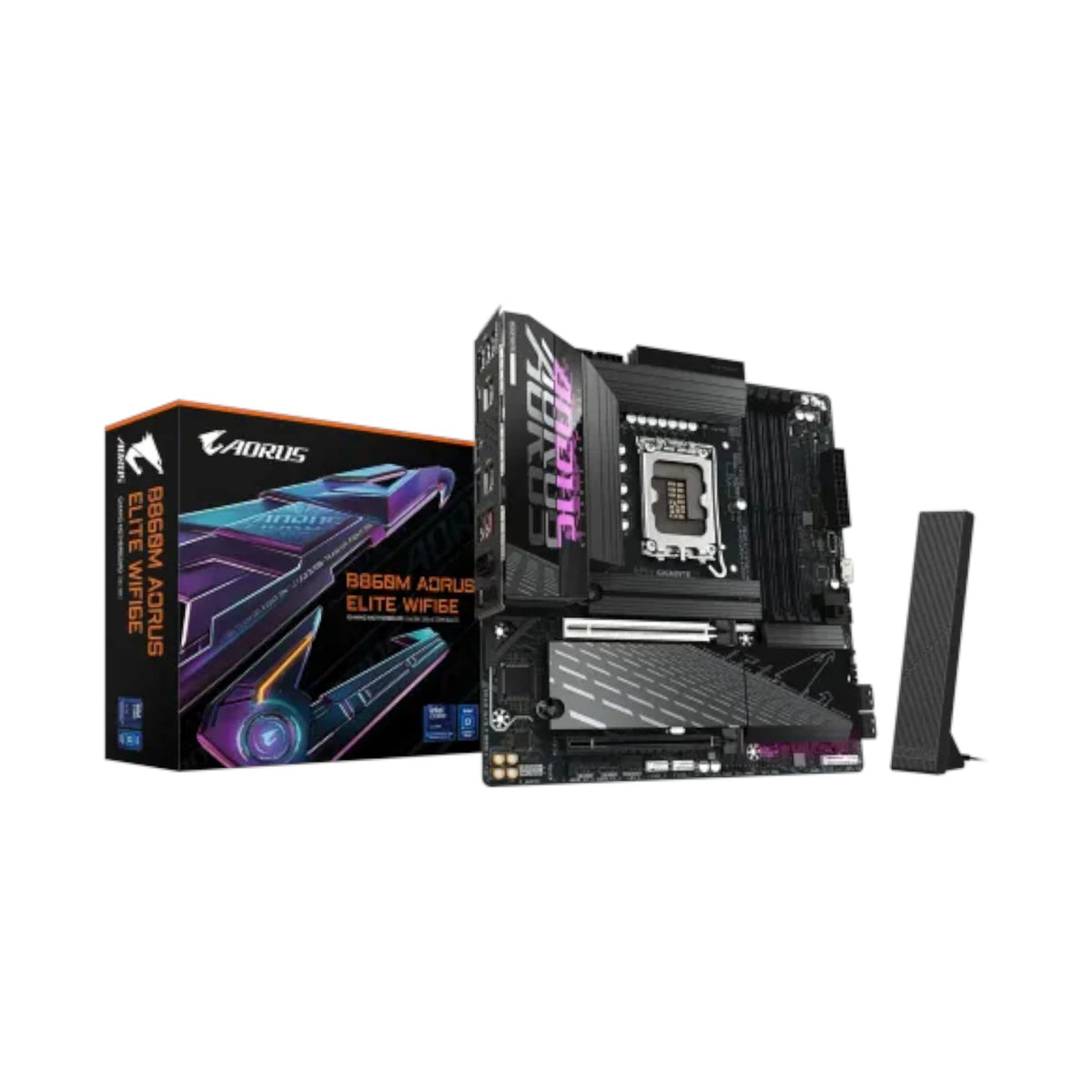 GIGABYTE B860M AORUS ELITE WIFI6E LGA1851 Micro ATX Motherboard (MGBI5411)