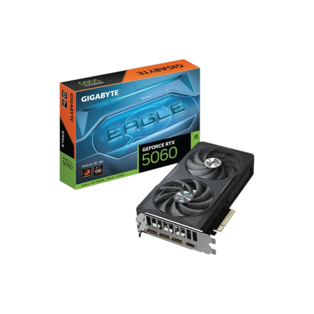 GIGABYTE GeForce RTX 5060 EAGLE OC 8G GDDR7 Graphics Card (GCGB91133)