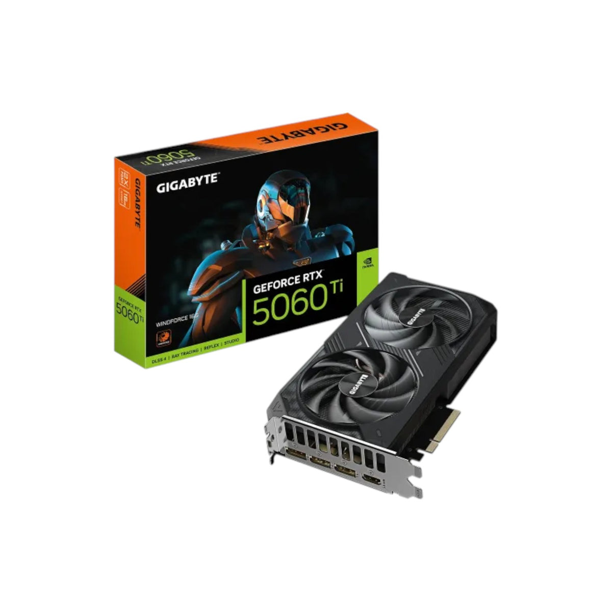 GIGABYTE GeForce RTX 5060 Ti 16GB WINDFORCE GDDR7 Graphics Card (GCGB91121)