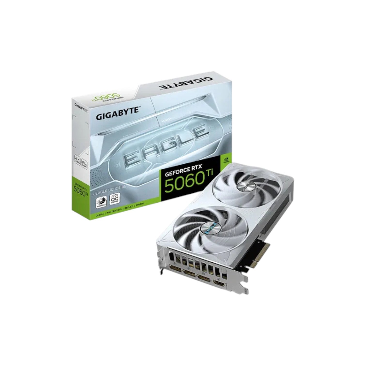 GIGABYTE GeForce RTX 5060 Ti EAGLE ICE OC 8GB GDDR7 Graphics Card(GCGB91125)
