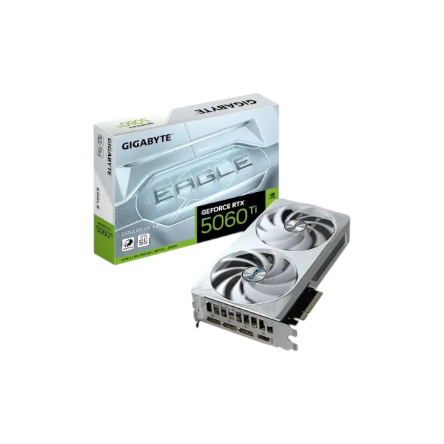 GIGABYTE GeForce RTX 5060 Ti EAGLE OC ICE 16GB GDDR7 Graphics Card (GCGB91119)