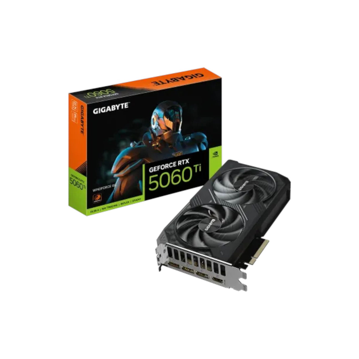 GIGABYTE GeForce RTX 5060 Ti WINDFORCE 8G GDDR7 Graphics Card (GCGB91128)