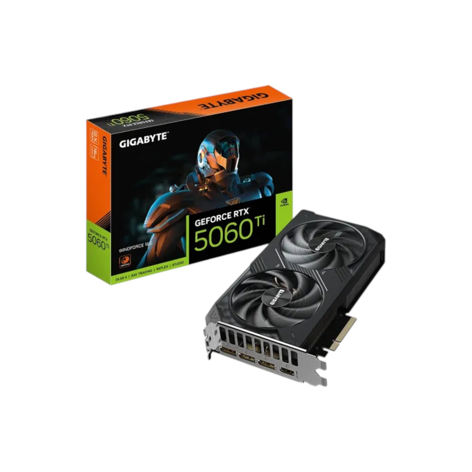 GIGABYTE GeForce RTX 5060 Ti WINDFORCE OC 16GB GDDR7 Graphics Card (GCGB91123)