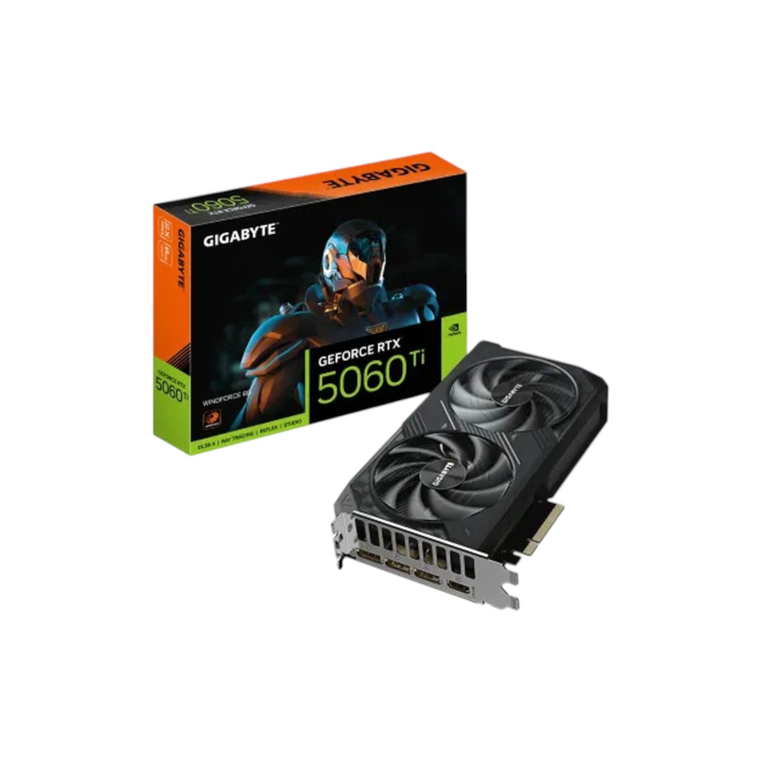 GIGABYTE GeForce RTX 5060 Ti WINDFORCE OC 8G GDDR7 Graphics Card (GCGB91129)
