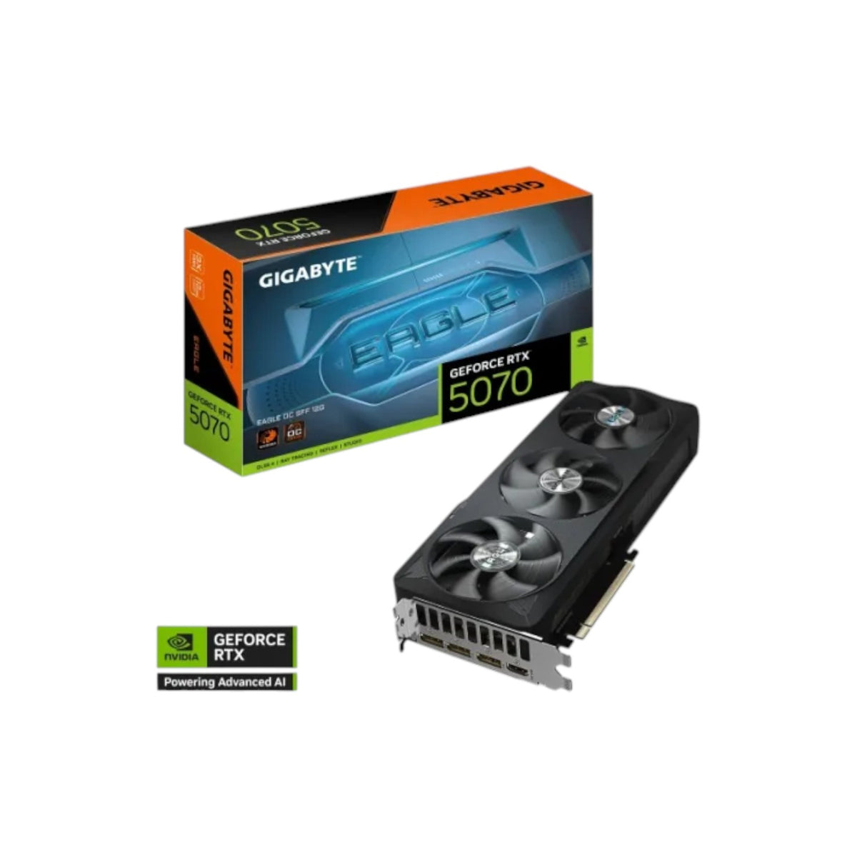 Gigabyte GeForce RTX 5070 WINDFORCE OC SFF 12G GDDR7 Graphics Card (GCGB91116)